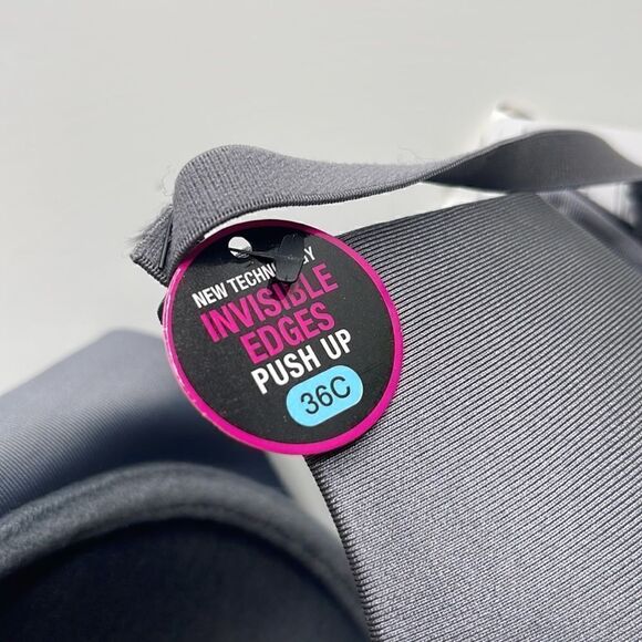 NWT Rene Rofe push up adjustable strap bra. Invisible edges. Size 36C - Picture 9 of 9